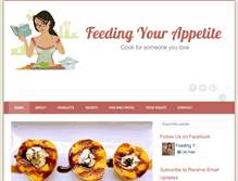 Tablet Screenshot of feedingyourappetite.com